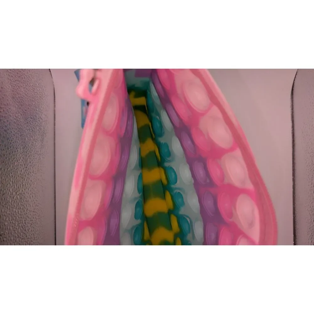 Pop It Purse Fidget Sensory Rainbow Unicorn